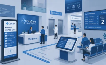 Digital Signage for Hospitals: Wayfinding, Patient Communication & Modern Care Experience